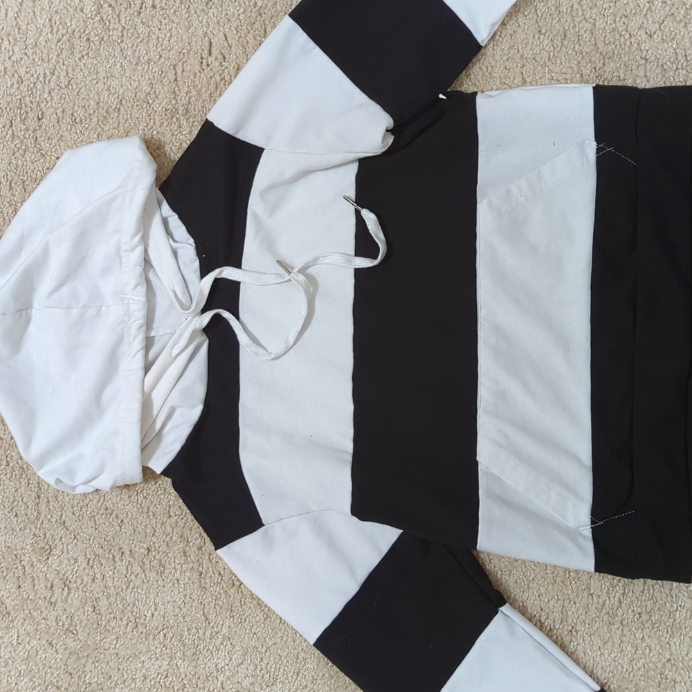 Black and White Hoodie